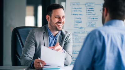 Un entretien de recrutement pour la croissance interne