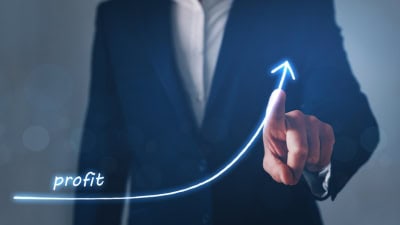Une entreprise qui fait du profit grâce à une bonne stratégie de prix